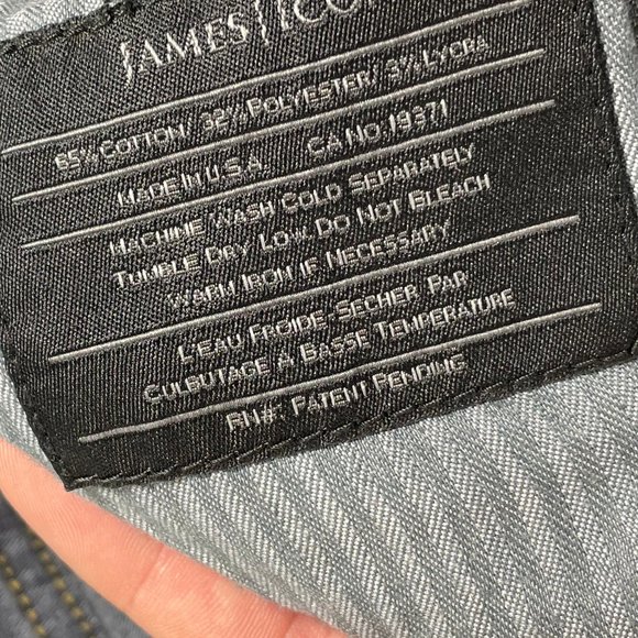 James Icon Jeans Women's Plus Size 22 Twiggy Z China Doll Dark Wash Blue Denim - Picture 5 of 8